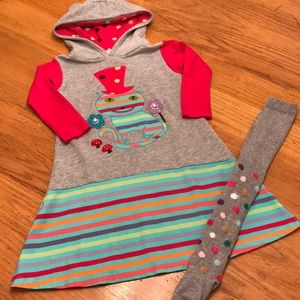 Lemon love Lime Cheshire Cat Dress bonus Tights